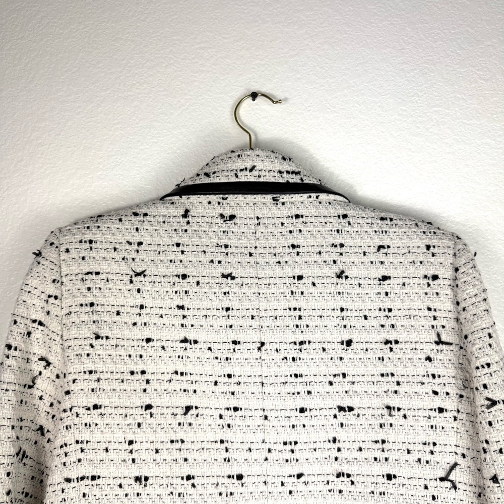 Alice and Olivia Renea crop blazer tweed size M - Picture 7 of 9
